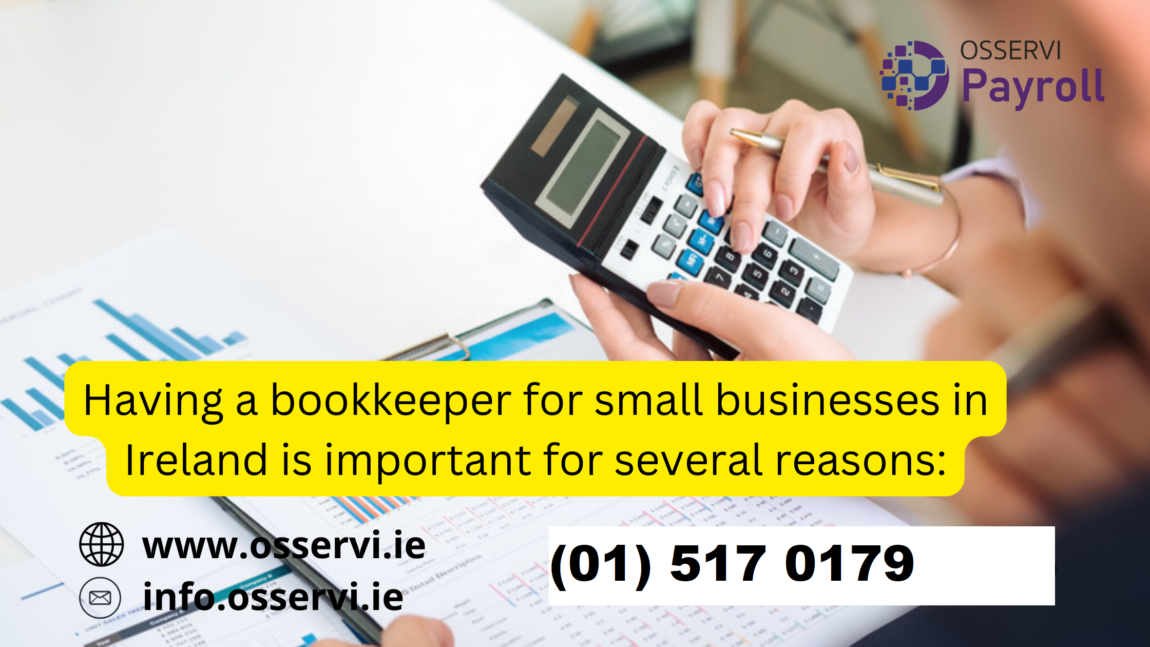 Having a bookkeeper for small businesses in Ireland